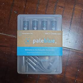 Paleblue 860006270780 Rechargeable Lithium Batteries Usb-c Fast Charge 4 Pack No Leaks