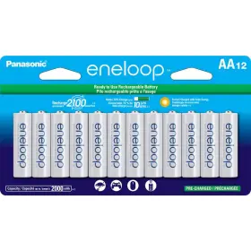 Panasonic 313040985962 Eneloop Aa Nimh Rechargeable Batteries 12-pack Panasonic 313040985962 Eneloop Aa Nimh Rechargeable Batteries 12-pack