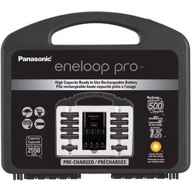 Panasonic 313085689696 Eneloop Pro Power Pack Includes 8aa 2aaa Ni-mh Rechargeable Batteries Advanced