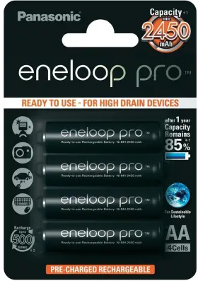 Bk-3hcce4be Panasonic Bk-3hcde/4be Pro Aa High Capacity Ni-mh Pre-charged Rechargeable Bat Bk-3hcce4be Panasonic Bk-3hcde/4be Pro Aa High Capacity Ni-mh Pre-charged Rechargeable Bat
