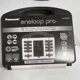 Panasonic K-kj17khc82a Eneloop Pro Aa Aaa Rechargeable Battery Charger Kit