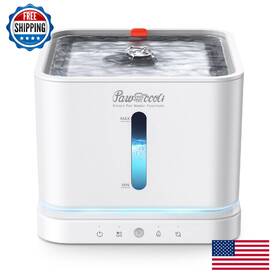 Pawccoli B0dzc6j49l Cordless Cat Water Fountain 3l Stainless Steel Auto Dog Bowl 11-day