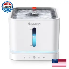 B0dzc6j49l Pawccoli Cordless Cat Water Fountain 3l Stainless Steel Auto Dog Bowl 11-day