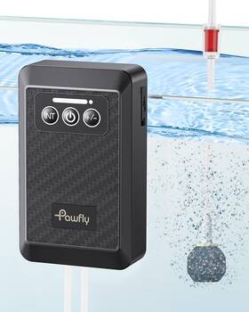 Pawfly B0czl2z1y4 Usb Rechargeable Aquarium Air Pump Lithium Battery Oxygen 3350mah