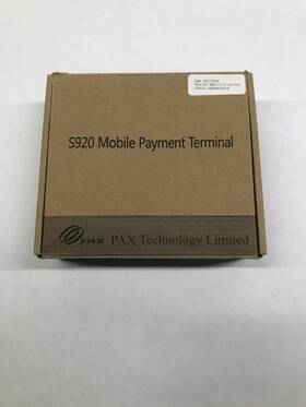 Pax 1062917 S920 Mobile Payment Terminal - Great Condition