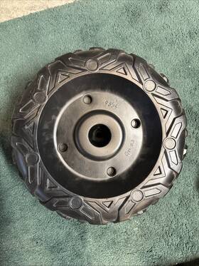 Peg Perego Iakb0536 Polaris Rzr 900 Rear Wheel Black 14 Inch X 8