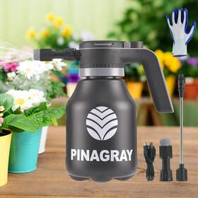 Pinagray B0ffm291j8 2l/0.5gallon Electric Water Sprayer - Rechargeable Battery Powered Mist