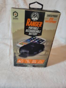 Pom 5200-bk Ranger 5200mah Portable Charger - Rugged Waterproof Ipx6 External Battery