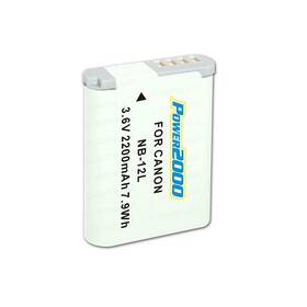 Power 2000 2481-acd430 Power2000 Nb-12l 3.6v 2200mah Replacement Rechargeable Lithium-ion Battery