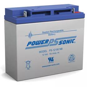 Power-sonic 445049557581 12-volt 18 Ah Nut And Bolt Terminal Sealed Lead Acid Sla Rechargeable Battery