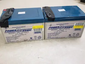 Ps-12140 Power-sonic Lot Of 2 - F2 12v 14ah Sla Sealed Lead Acid Battery