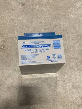 Power-sonic Ps-12260f2 Power-sonic Ps-12260 F2 12v 26ah Sla Sealed Lead Acid Battery