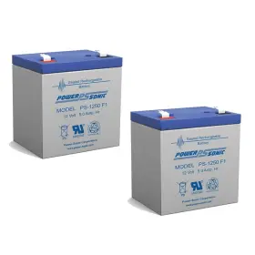 Ps-1250fmp2249 Power Sonic Genuine Ps-1250 F1 12v 5 Ah Sla Battery 2 Pack Ps-1250fmp2249 Power Sonic Genuine Ps-1250 F1 12v 5 Ah Sla Battery 2 Pack