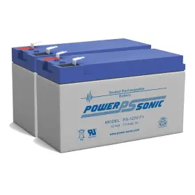 Ps-1270mp2 Power Sonic Ps-1270-power-sonic 12v 7ah Sla Battery-pack Of 2
