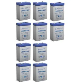 Ps-640fmp10171 Power-sonic Ps-640 6 Volt 4.5 Amph Sla Replacement Battery With F1 - 10 Pack Ps-640fmp10171 Power-sonic Ps-640 6 Volt 4.5 Amph Sla Replacement Battery With F1 - 10 Pack