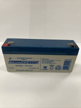 Power-sonic Ps-rt-63 Ps-630 6v 3.5ah Sla Battery - Alarm Exit Light Medical F1 Terminal