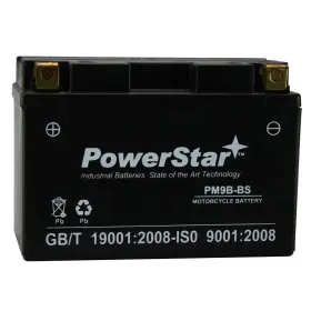 Yfm700r Powerstar 817941022042 Sealed Agm Yt9b-bs Yt9b-4 Battery For Yamaha Raptor Yzf-r6 Yp400 Majesty