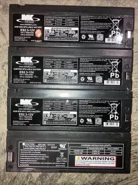Lc-sa122r3eu Powerstar 843443143947 Lot Of 4 Mk Battery 12v 2.3ah Sla Ps-1223 109200 Tested Lc-sa122r3eu Powerstar 843443143947 Lot Of 4 Mk Battery 12v 2.3ah Sla Ps-1223 109200 Tested