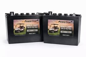 Powerstar Bd-gc2-12 Heavy Duty 12v Flooded Lead Acid Battery Replaces Trojan T1275 X2