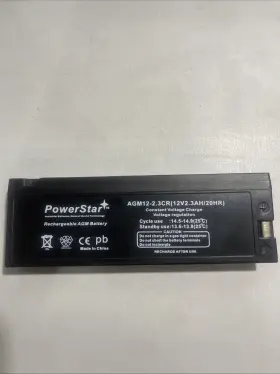 Gb12-2.3cr Powerstar Rechargeable Battery Agm12 2.3cr 12v Used Gb12-2.3cr Powerstar Rechargeable Battery Agm12 2.3cr 12v Used