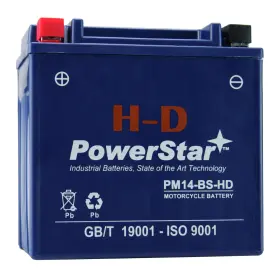 Pm14-bs-hd-135 Powerstar 3 Year Warranty Battery For Honda Gl1500 Valkyrie 97-03 Vtx1300 C R S 03-09 Pm14-bs-hd-135 Powerstar 3 Year Warranty Battery For Honda Gl1500 Valkyrie 97-03 Vtx1300 C R S 03-09