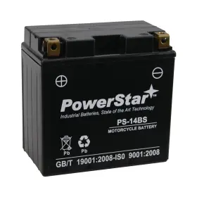 Ps-14bs Powerstar New Replacement Battery For Buell Xb12r Firebolt 2 Year Warranty