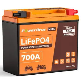 Ms80 Powerurus Lithium Motorcycle Battery 700a Lifepo4