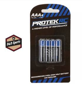 Protek Ptk-5580 - High Voltage Rechargeable Aaa Nizn Batteries 4 1.6v/900mwh