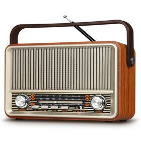 Prunus B0cq2dbzp2 J-120 Retro Vintage Am Fm Sw Portable Bluetooth Transistor Radio Wall