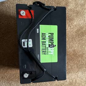 Pumpspy 109454 Agm Deep Cycle Rechargeable Battery 12v 7.5ah 80005-01