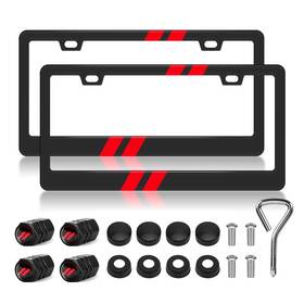 Qianjiang 769083220810 2pcs License Plate Frames For Charger Challenger Durango Journey Accessories