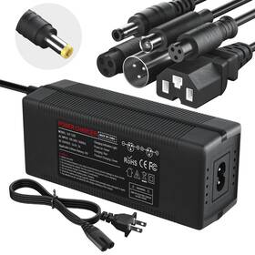 Qkiip B0f4qp18v3 54.6v 2a 48v Ebike Lithium Battery Charger 13s Li-ion With Adapters Us Plug