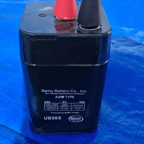 Ub56s Remy Battery Lot Of 10 Agm Sealed Lead Acid Rechargeable 6v 5ah Ub56s Remy Battery Lot Of 10 Agm Sealed Lead Acid Rechargeable 6v 5ah