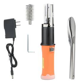 Roedeer B0c7tzklpp Cordless Electric Fish Scaler Tool 12v Rechargeable 2 Cutter Heads 6000rpm