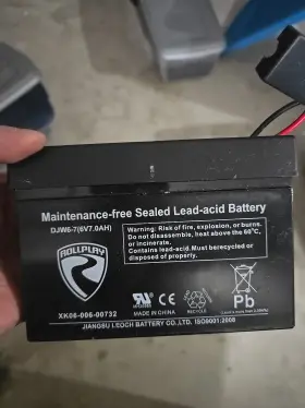 Rg0670t1 Rollplay Maintenance-free Sealed Lead-acid Battery 6v 7.0ah Rg0670t1 Rollplay Maintenance-free Sealed Lead-acid Battery 6v 7.0ah