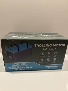 Roypow B36100h New - / Epoch 36v 100ah Lifepo4 Heated Deep Cycle Trolling Motor Battery