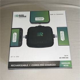 Rush Charge Rc33 Portable Phone Charger. Charger Rechargeable Iphone Android And Type-c