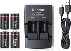 Sae 445041148152 Cr2 Rechargeable Battery And Charger 15270 3.0v For Golf Rangefinders T
