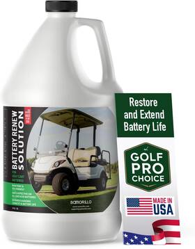 Samorillo 705353915086 Battery Renew Solution For Golf Cart Batteries - 64 Oz Desulfator Refill Refur