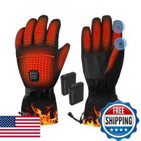 Samzx B0fr4shkh8 Heated Gloves For Men Women Electric 3-level Heating With Touchscr