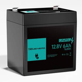 Semenerg Se12v6-us-1 12v 6ah Lifepo4 Lithium Battery 10a Bms For Ride On Toys 12 Volt Smart Deep
