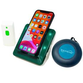 Serene Innovations 850044931132 Cell Phone Ringer Amplifier And Wireless Doorbell With Bed Shaker - External Ri