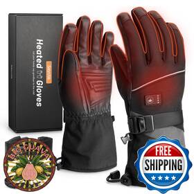 Seyola B0db1vhrp1 Heated Gloves For Men Women Electric Waterproof And Windproof Rechargeable Batter
