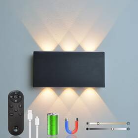 Shelprojsu B0f249jt5q Led Cordless Wall Sconce 5200mah Rechargeable Battery Lamp Remot