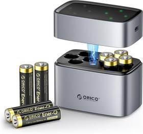 Shenzhen Orico Technologies Co. Ltd 942227185129 Ener G 4pack Aa Rechargeable Lithium Batteries Usb Direct Charge 1.5h Full