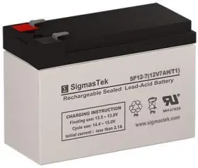 Al125ul Sigmastek B12-7 Altronix Alarm Battery Replacement Al125ul Sigmastek B12-7 Altronix Alarm Battery Replacement
