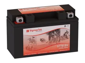 St7b-bs Sigmastek Gt7b-4 Motorcycle Battery Replacement St7b-bs Sigmastek Gt7b-4 Motorcycle Battery Replacement