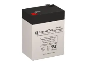 Ut-640 Sigmastek Ut640 6 Volt 4.5 Amph Sla Replacement Battery With F1 Terminal Ut-640 Sigmastek Ut640 6 Volt 4.5 Amph Sla Replacement Battery With F1 Terminal