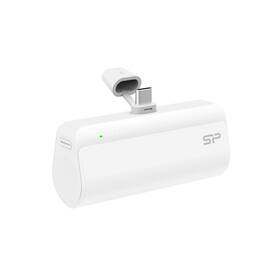 Silicon Power Sp5k0mapbkqd500w Qd50 5000mah Compact Usb-c Bank White