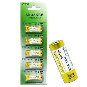Skoanbe 778601633360 5pcs 23a 12v Alkaline Battery A23 L1028 Mn21 5 Count Pack Of 1